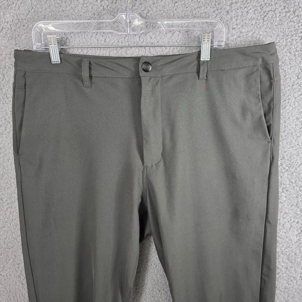 CUTS Clothing Men's Green Chino Pants Performance Office Size 36x34 - Picture 2 of 11